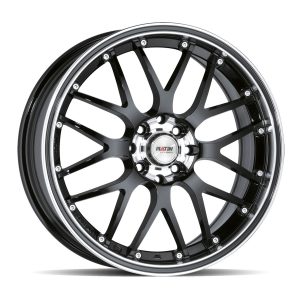P61 Black, edge polish black ring